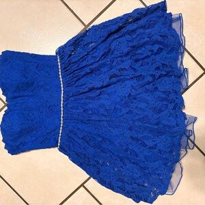 Jodi Kristopher Royal Blue Dress